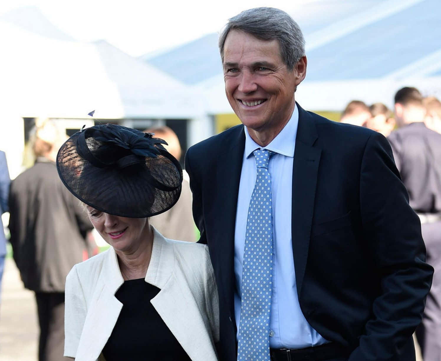 Alan Hansen With His Wife Janet Background