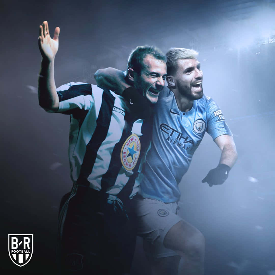 Alan Shearer With Sergio Agüero Fanart Background