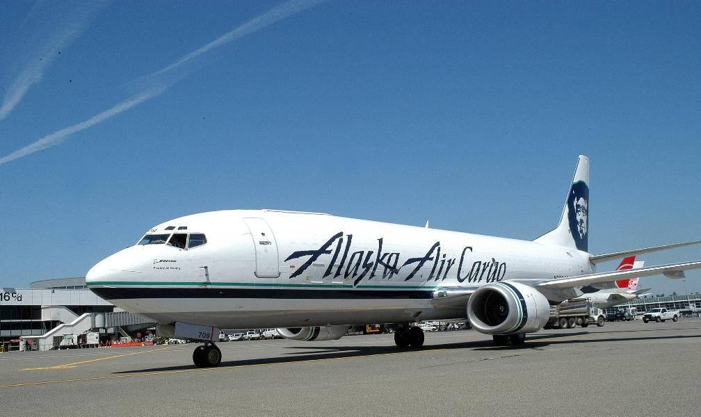 Alaska Airlines Cargo Airplane