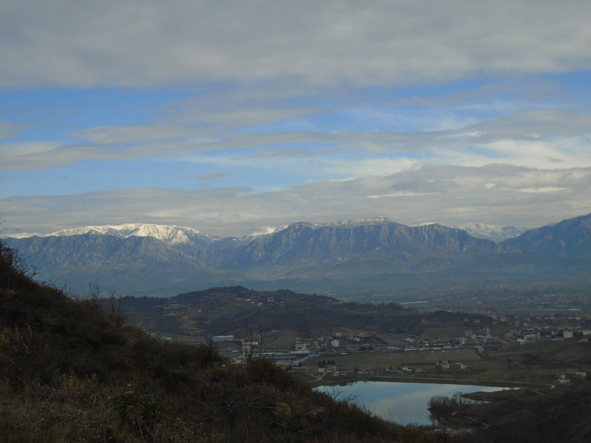Albania East Mountains Background