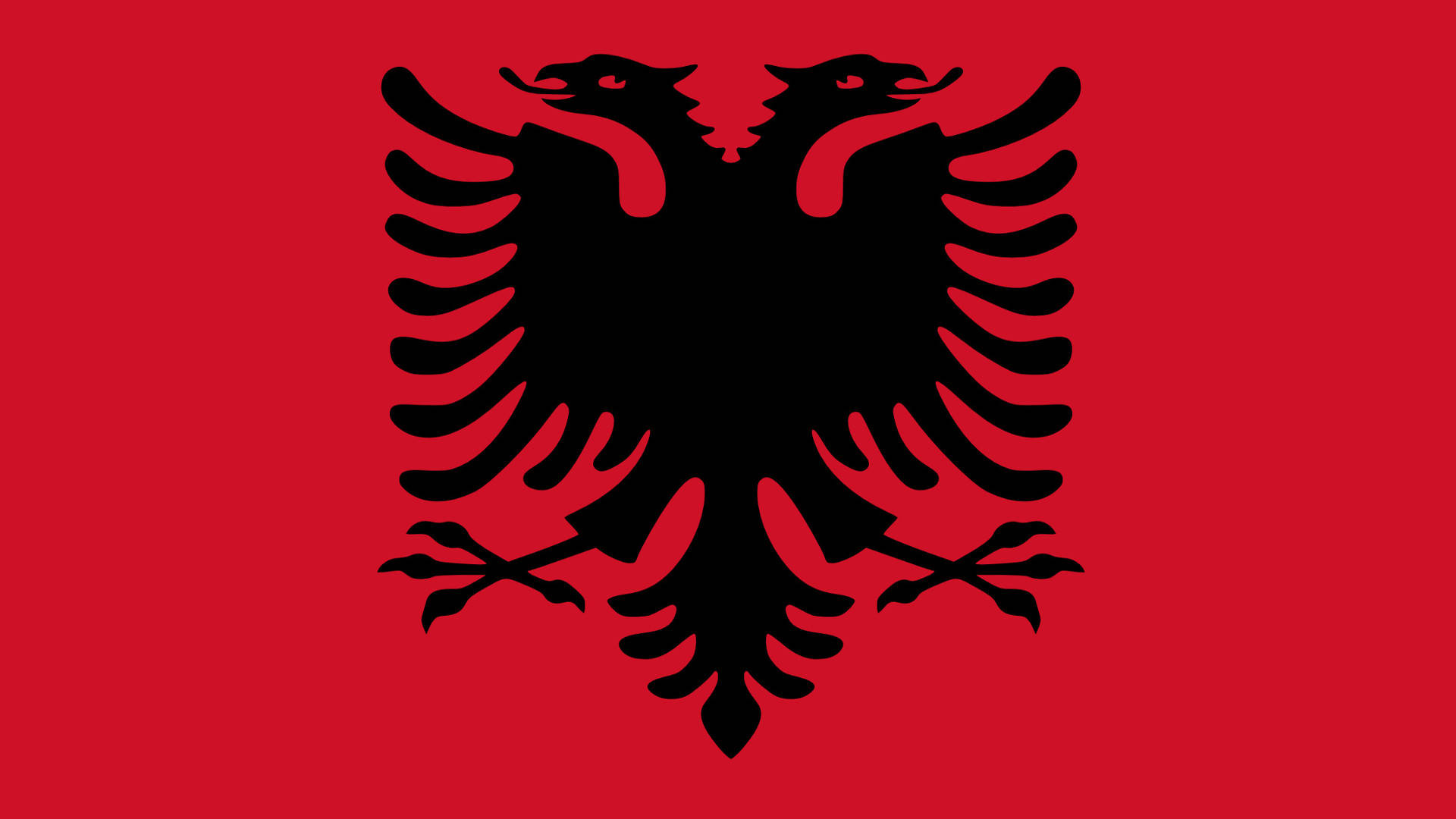 Albania Flag Background