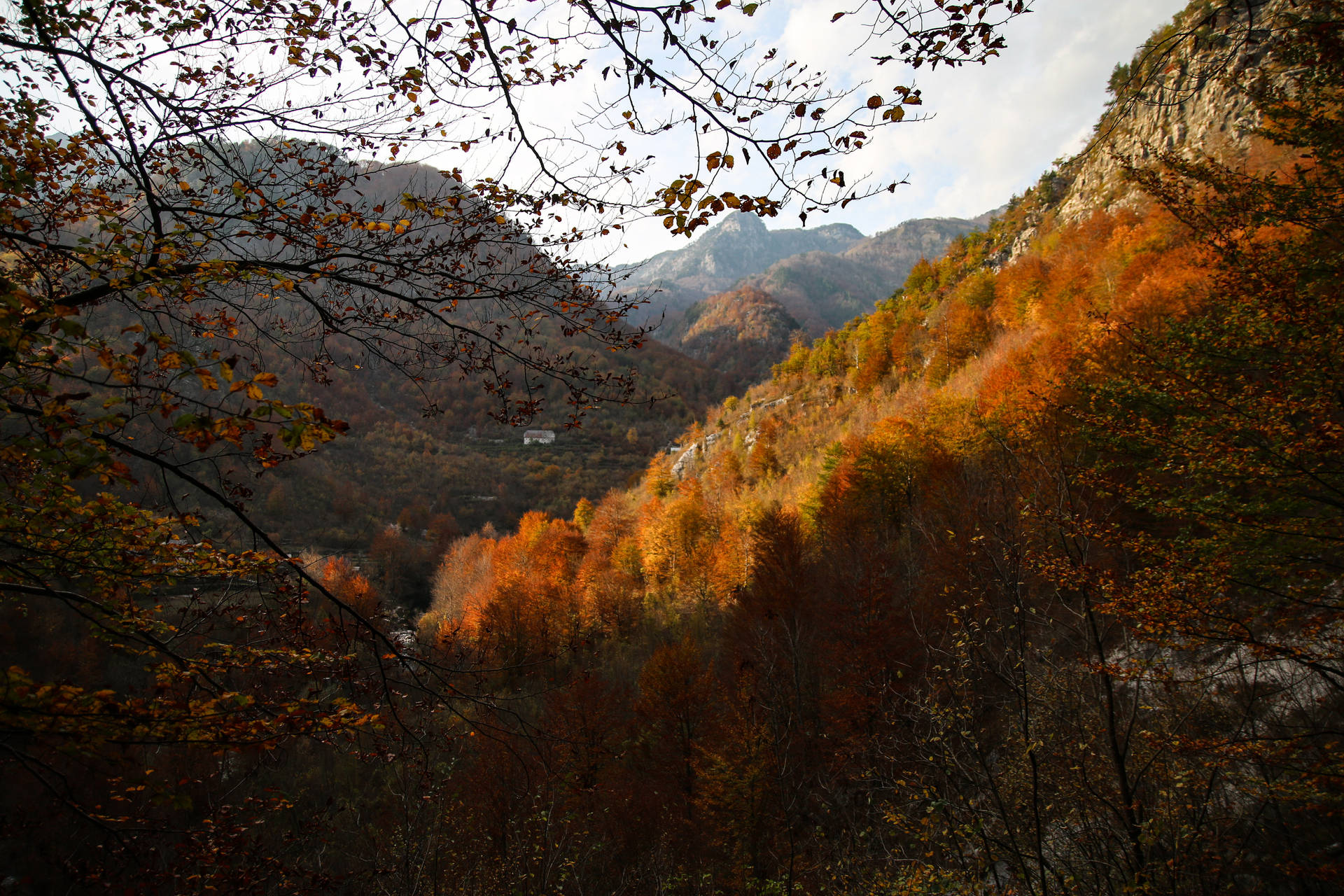 Albania Theth National Park Background