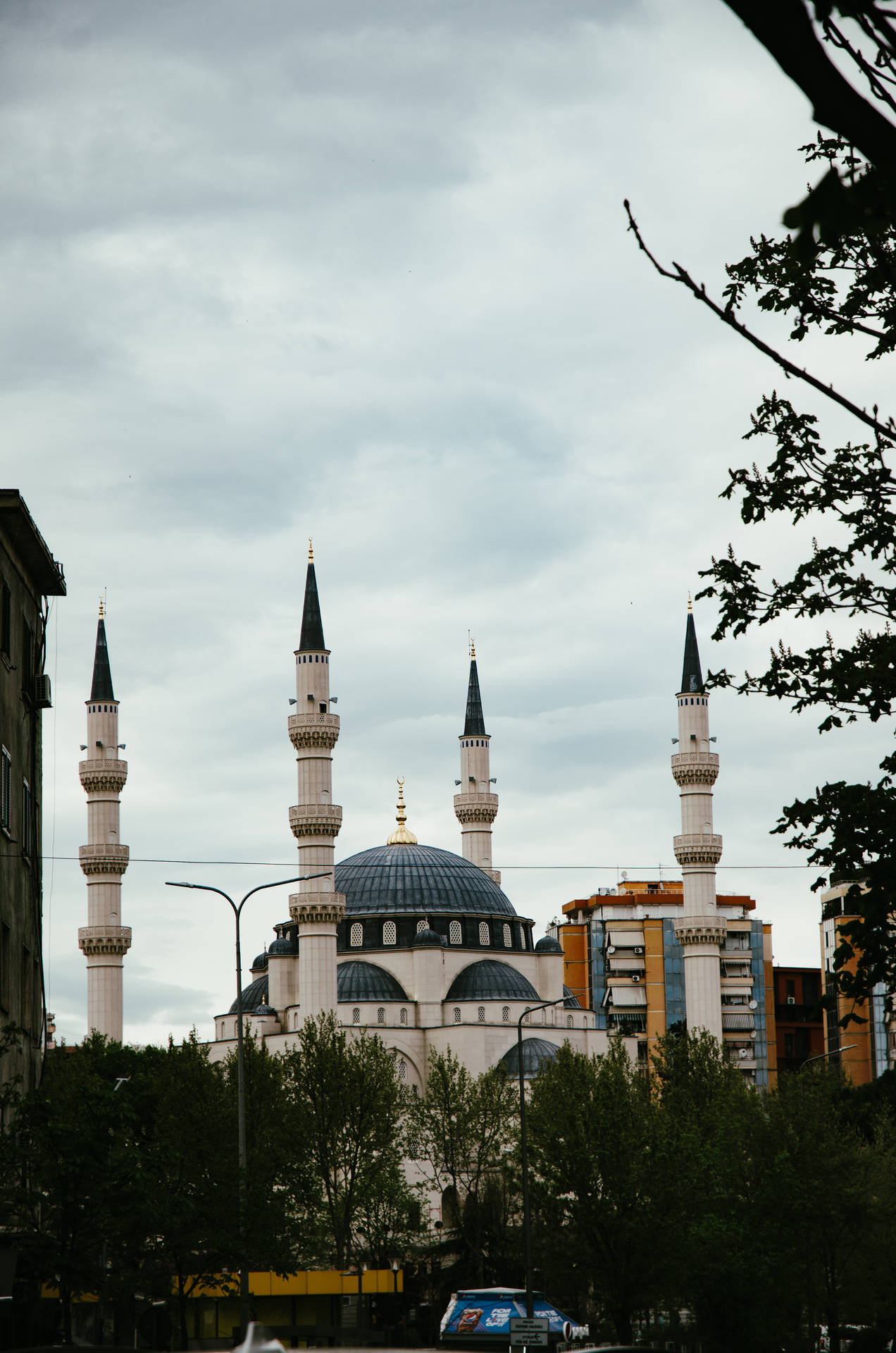 Albania Tirana Mosque Background