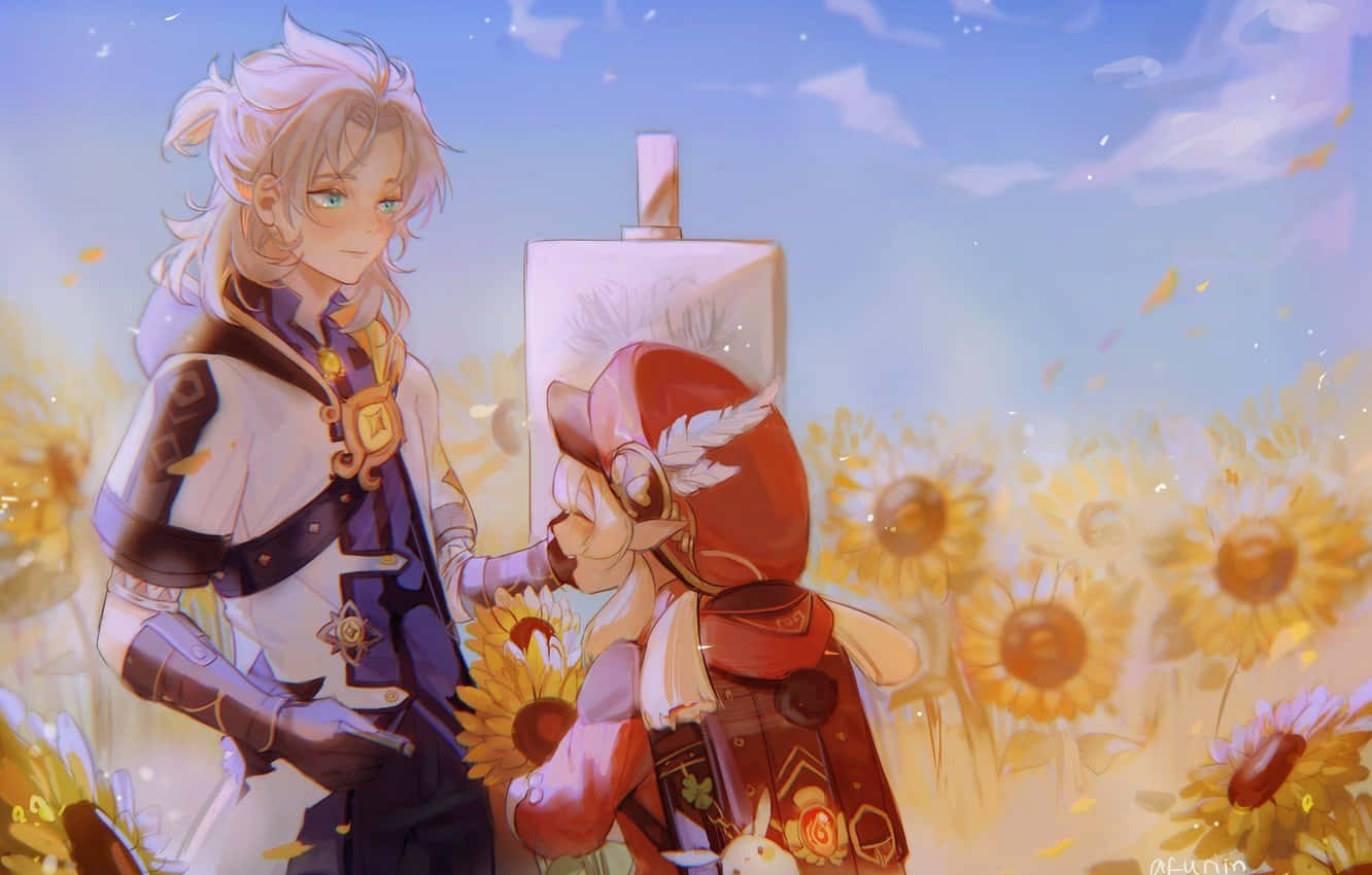 Albedo Genshin And Klee