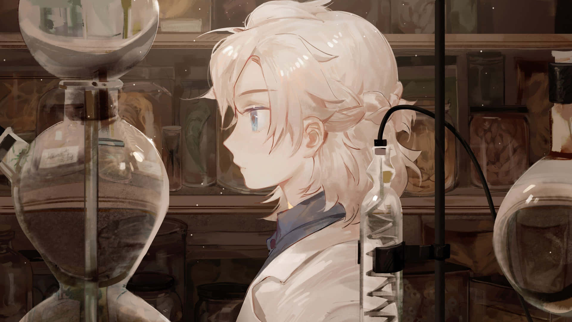 Albedo In His Element Background