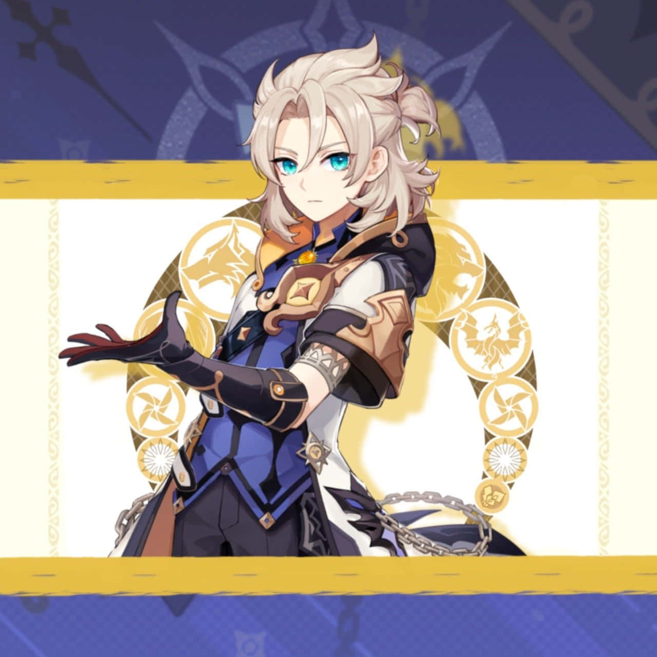 Albedo, The Chief Alchemist Of The Knights Of Favonius Background