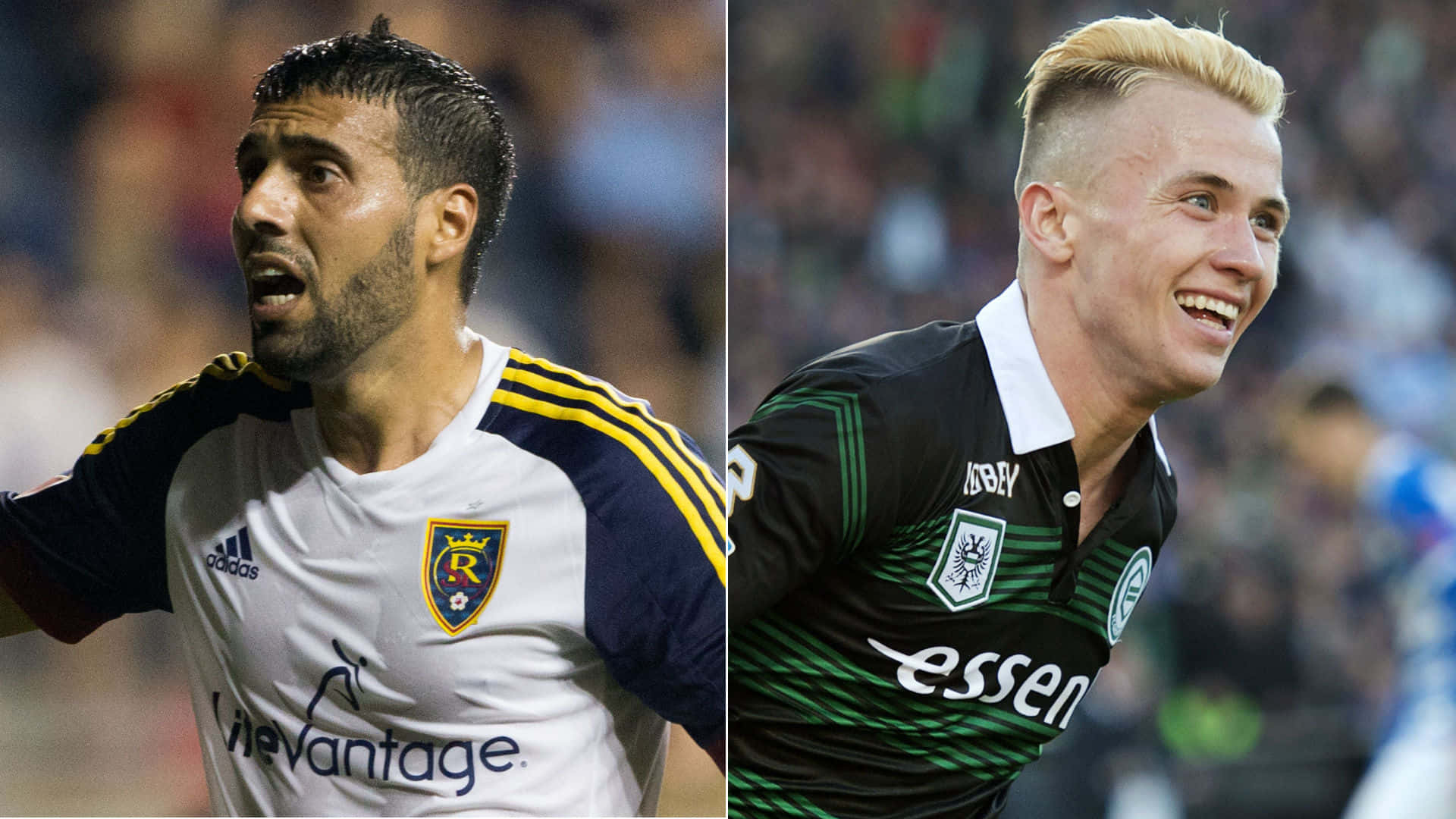 Albert Rusnak And Javier Morales Real Salt Lake Background