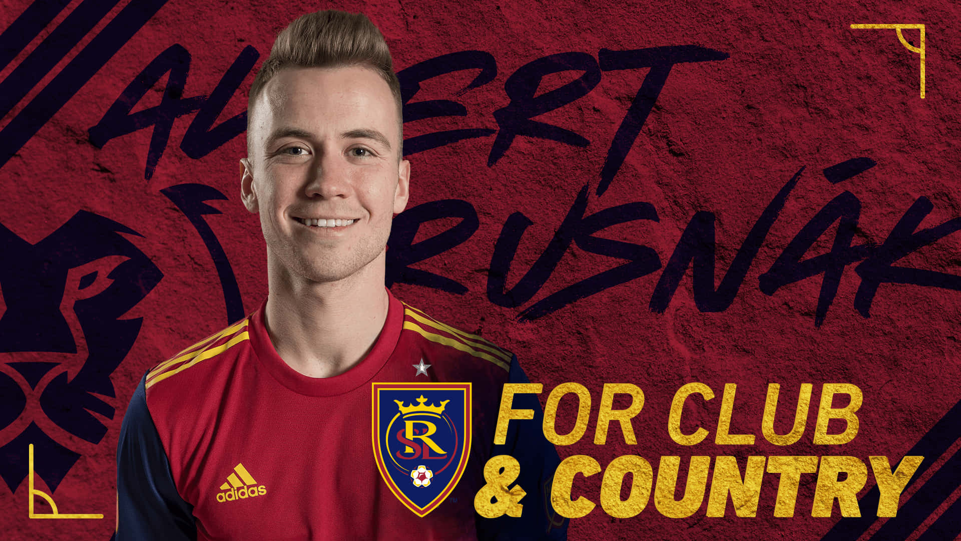 Albert Rusnak Real Salt Lake Team Poster Background