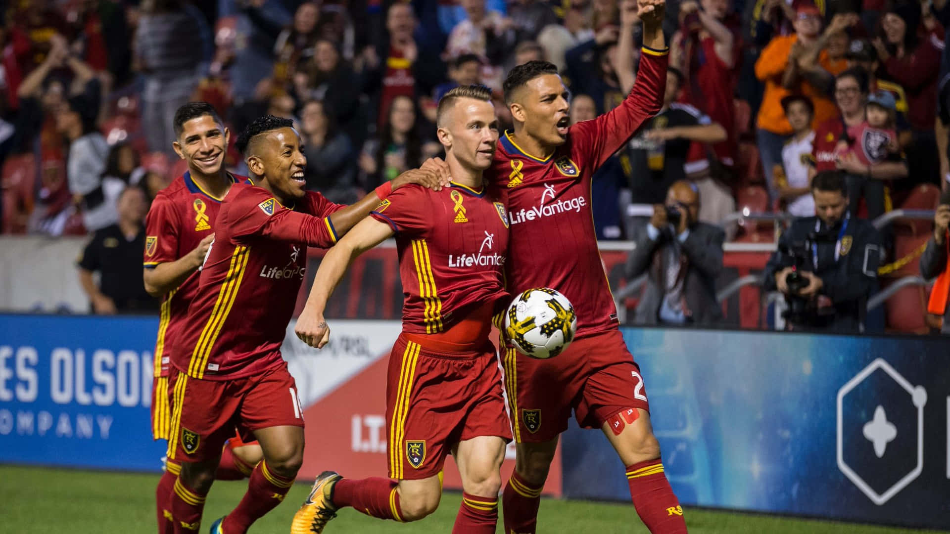 Albert Rusnak Real Salt Lake Teammates Background