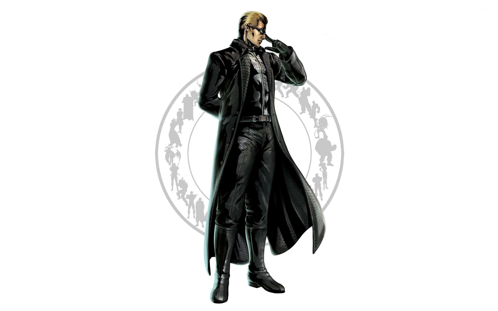 Albert Wesker In Action Background