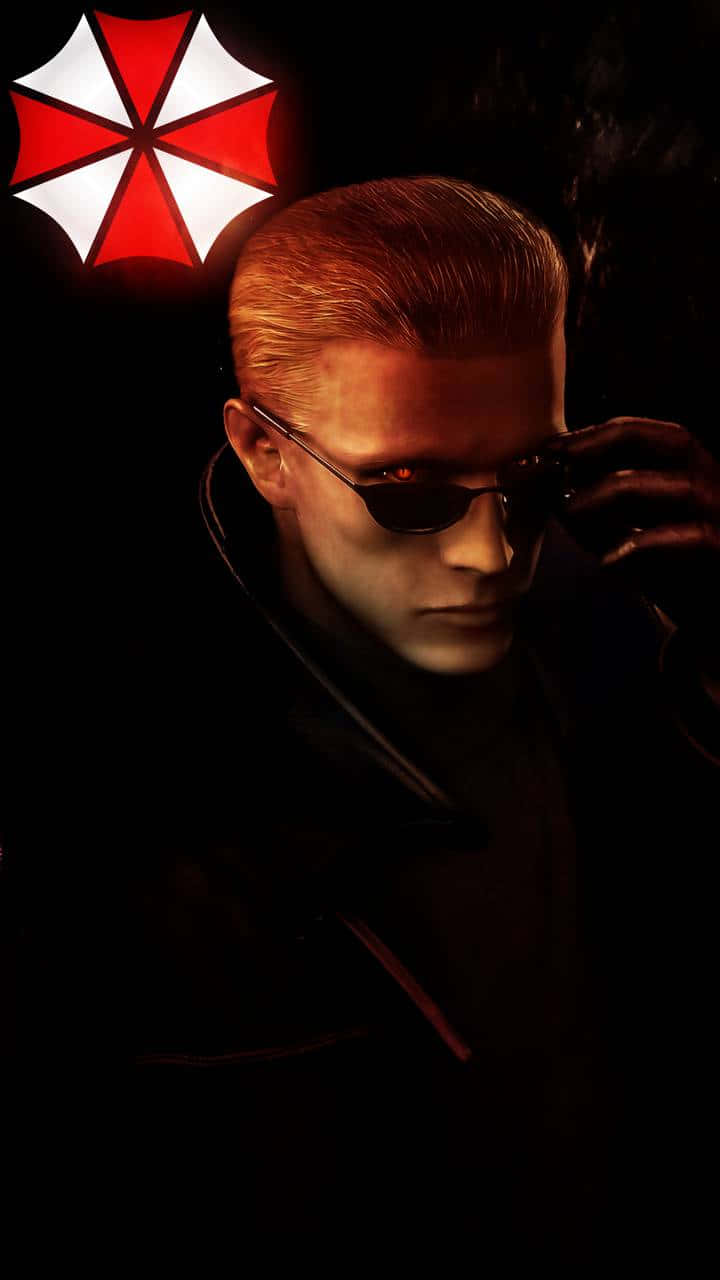 Albert Wesker In Action Background