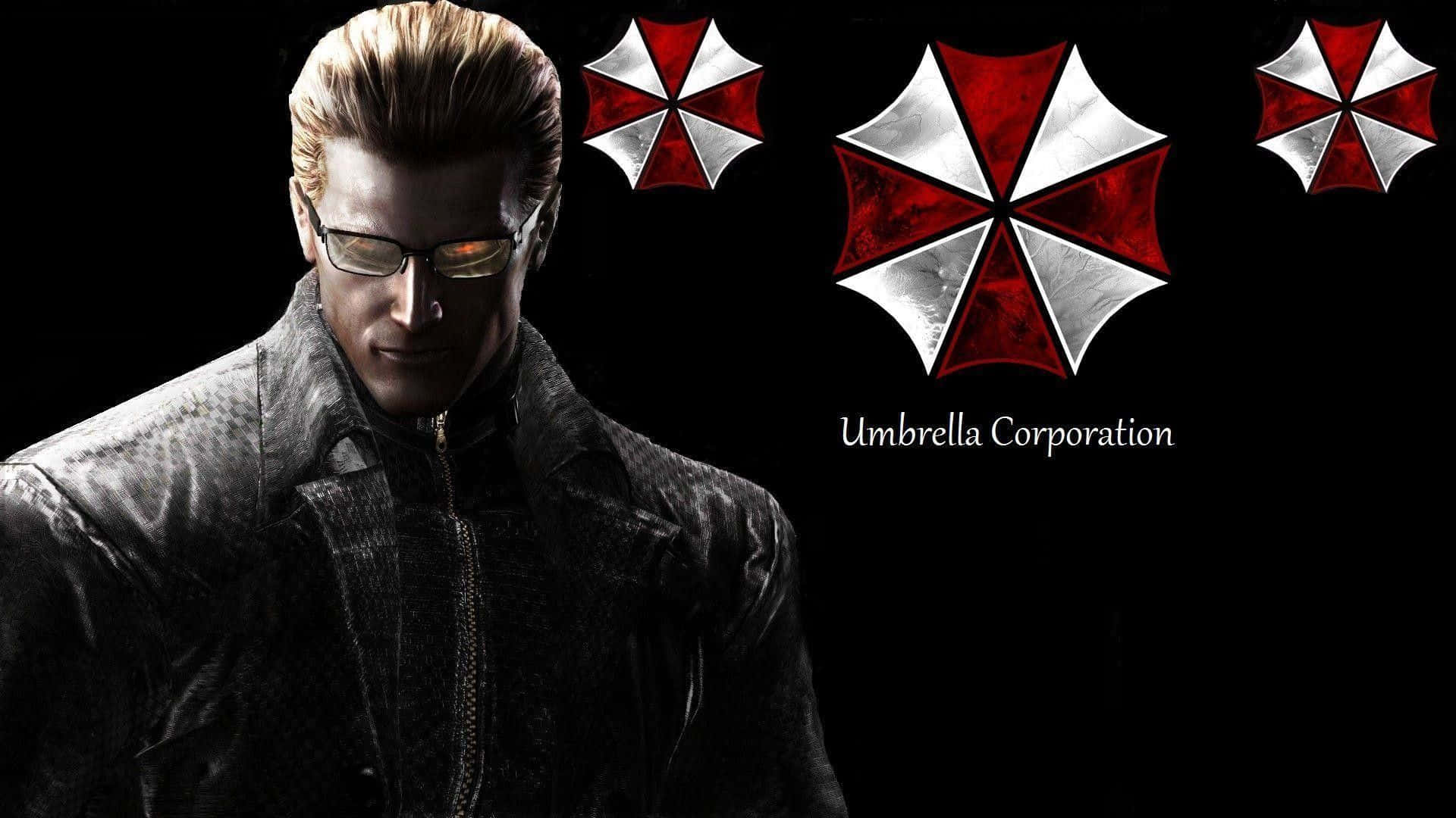 Albert Wesker In Command - The Mastermind Of Resident Evil Background