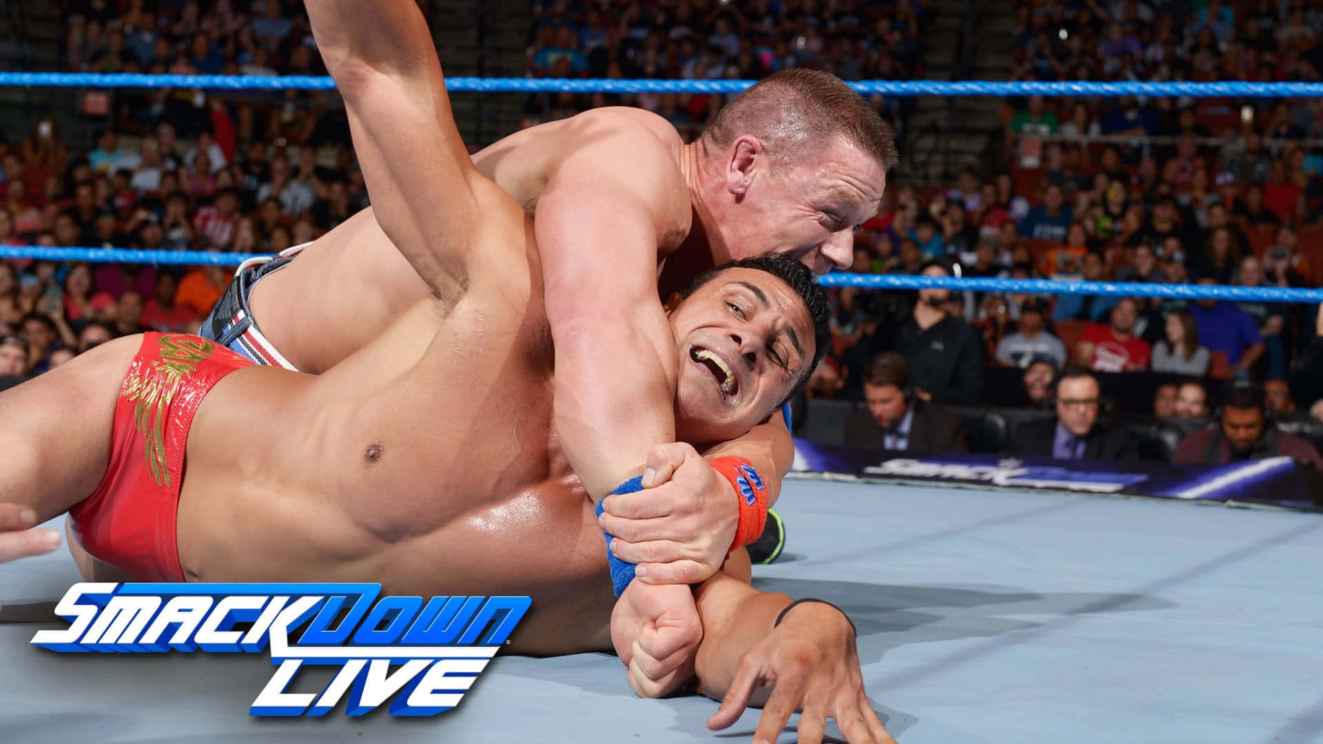 Alberto Del Rio Submission Lock By John Cena