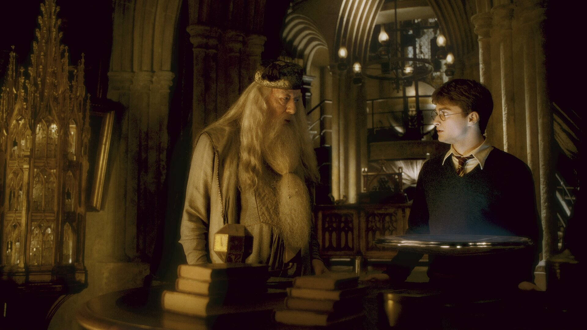 Albus Dumbledore Painting Background