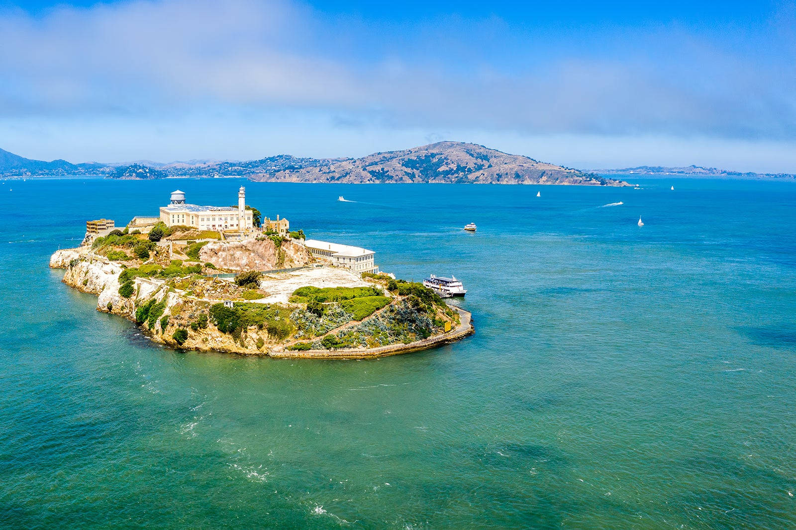 Alcatraz Amazing View Background