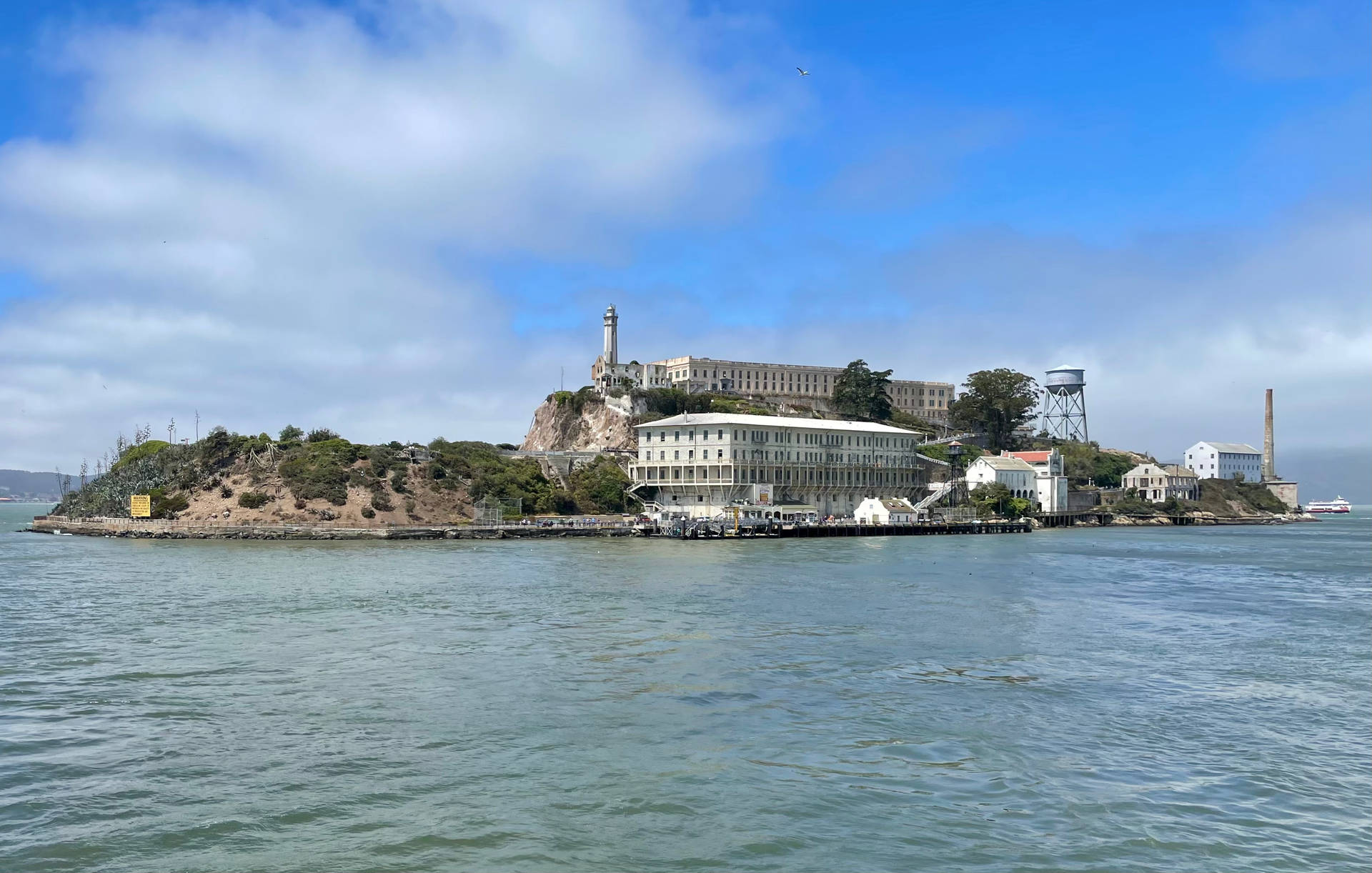 Alcatraz Astonishing View Background