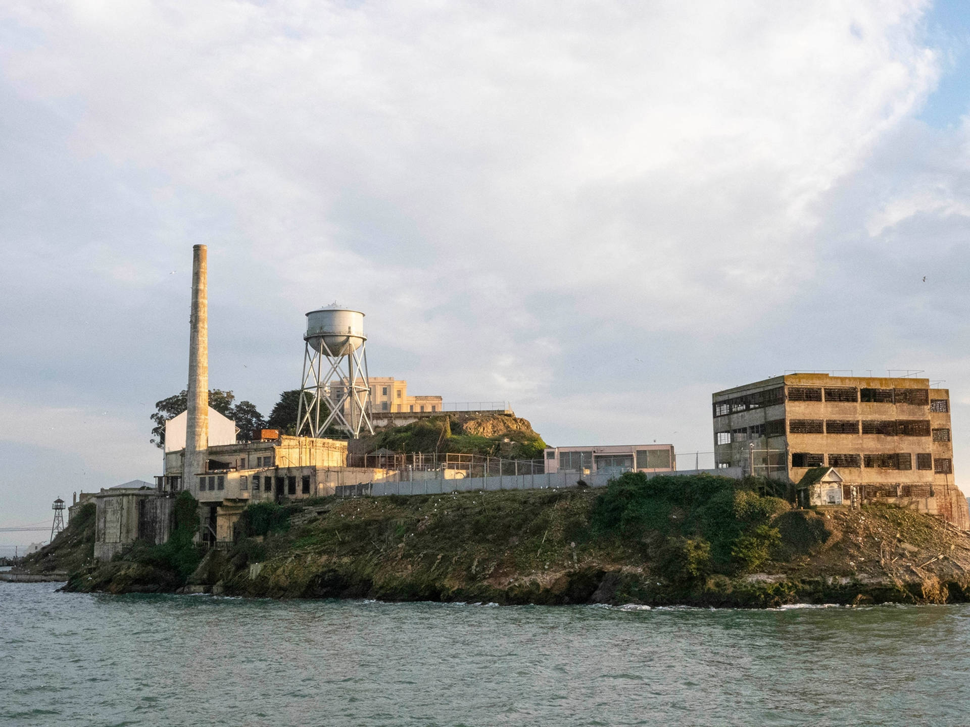 Alcatraz At Daytime Background