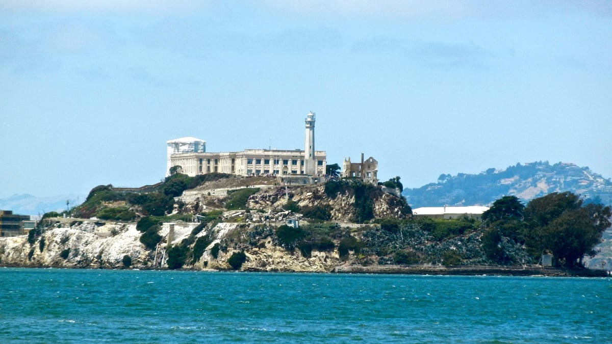 Alcatraz Island Destination Background