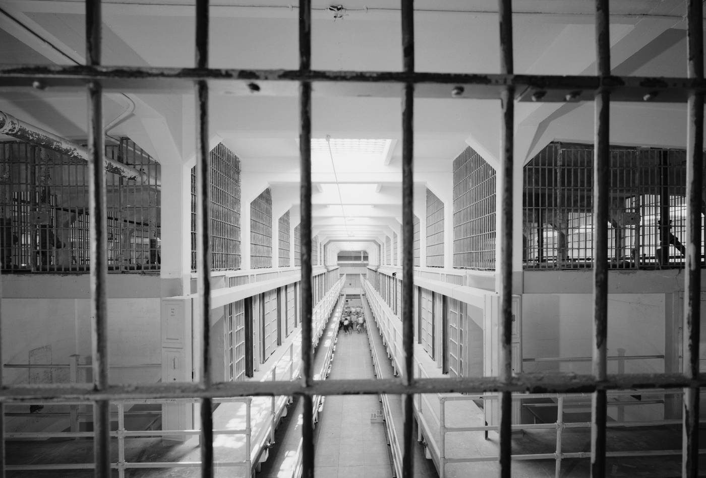 Alcatraz Prison Cells Background