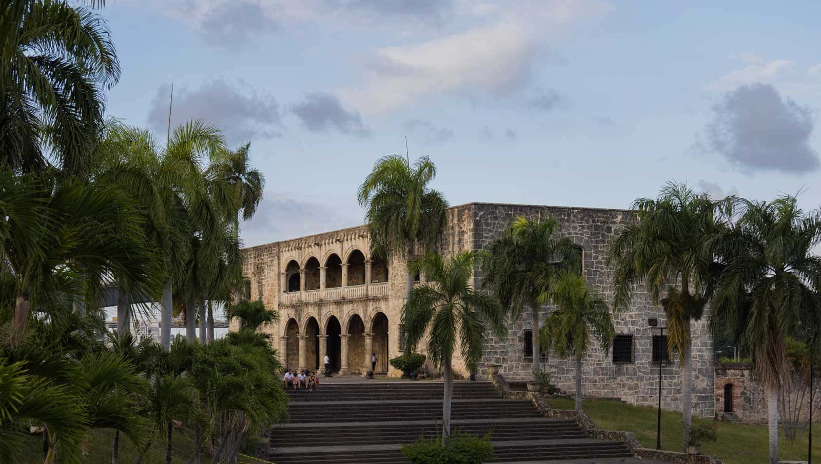 Alcazar De Colon Museum In The Dominican Republic Background
