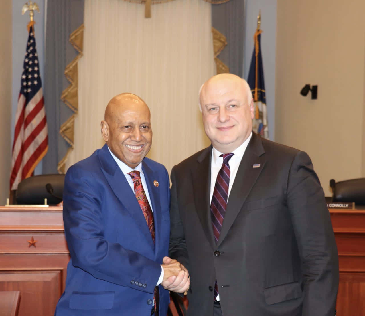 Alcee Hastings Handshake Background