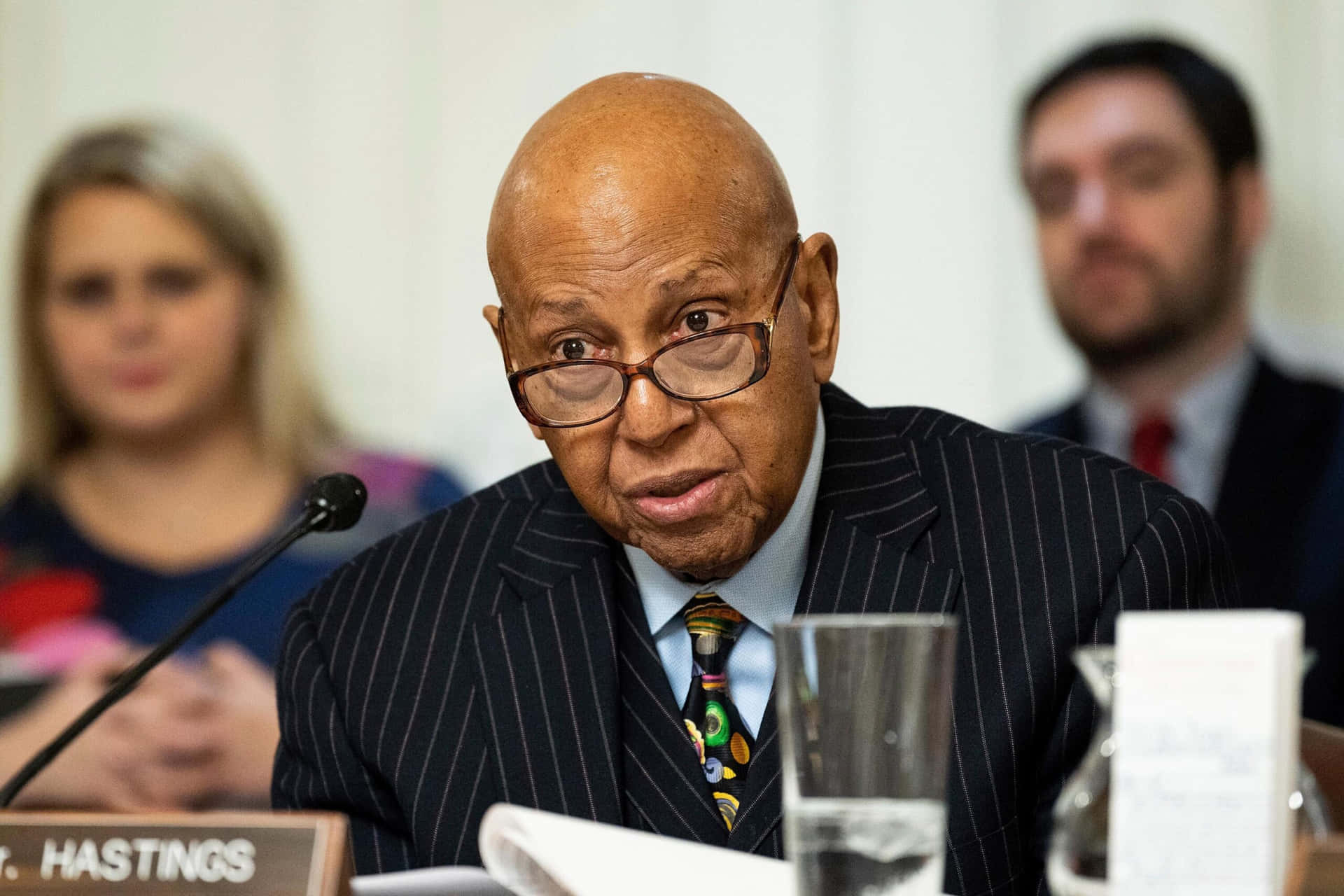 Alcee Hastings In An Intellectual Avatar Background