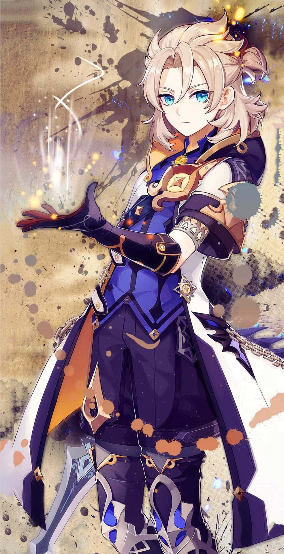 Alchemist Albedo Genshin Impact Background