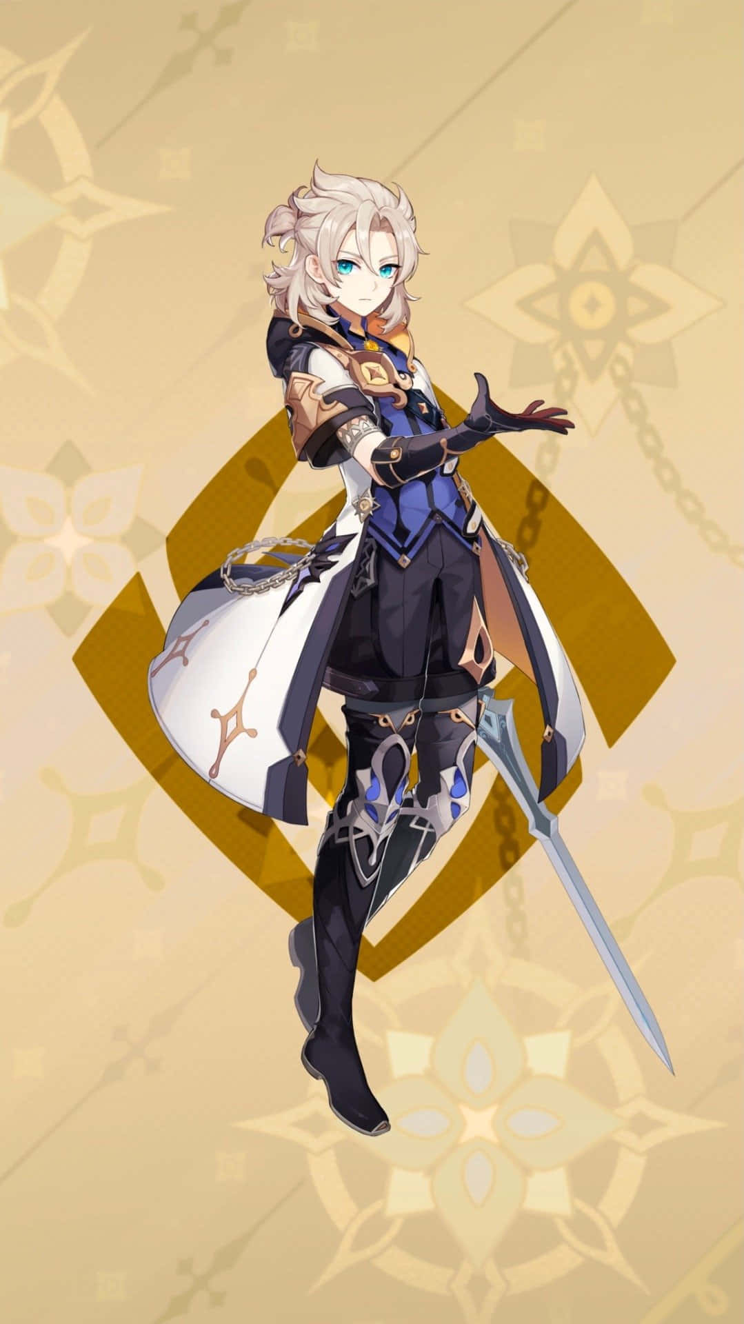 Alchemist Albedo Of Genshin Impact Background