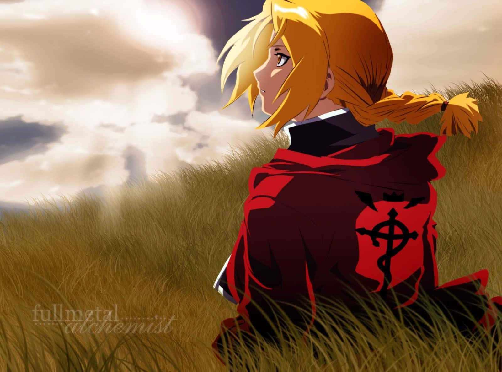 Alchemy Master Edward Elric In Action Background