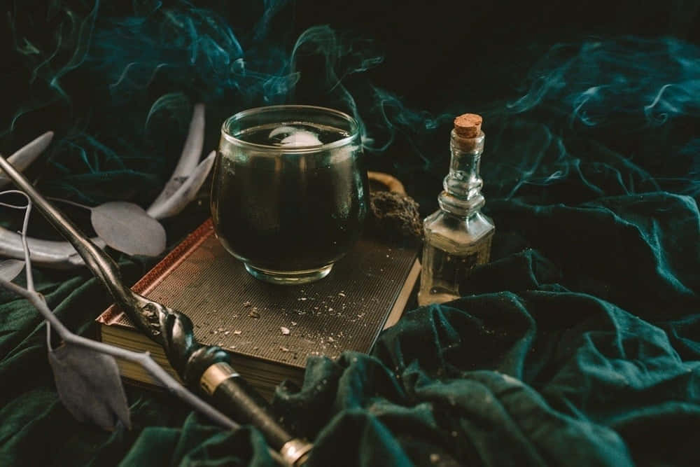 Alcohol Potion Still Life Art Background