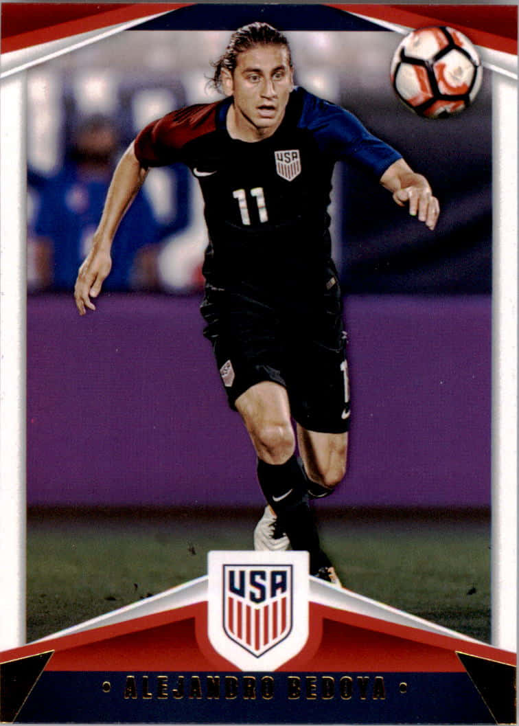 Alejandro Bedoya Trading Card 2015 Background
