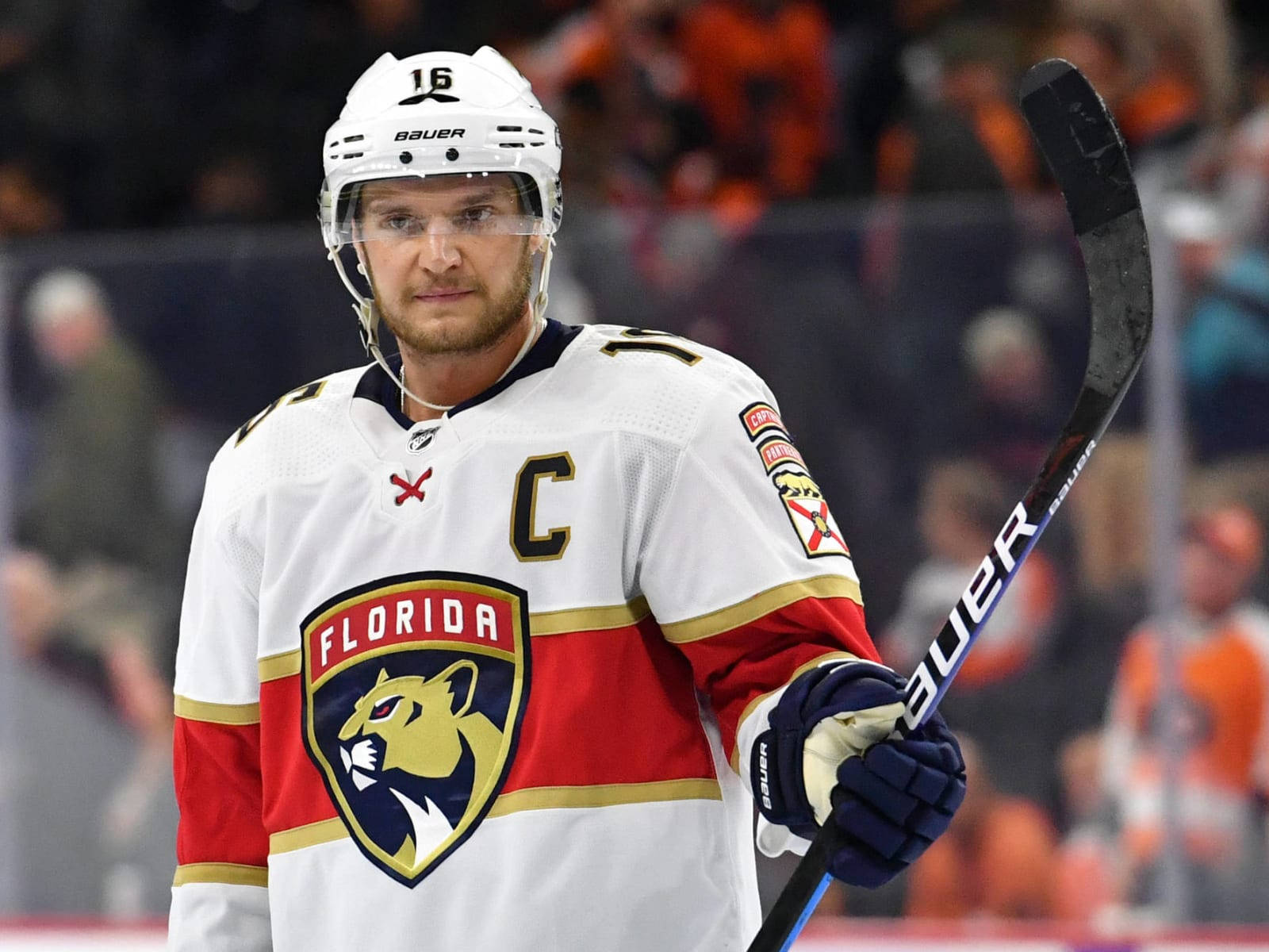 Aleksander Barkov Florida Panthers Vs Philadelphia Flyers Background