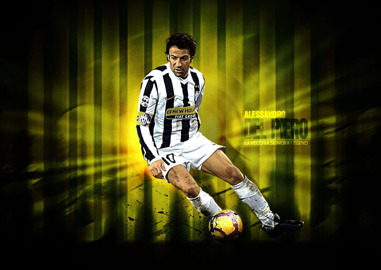 Alessandro Del Piero - An Iconic Football Legend Background