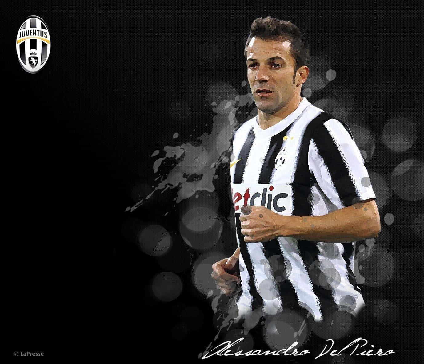 Alessandro Del Piero Digital Artwork Background