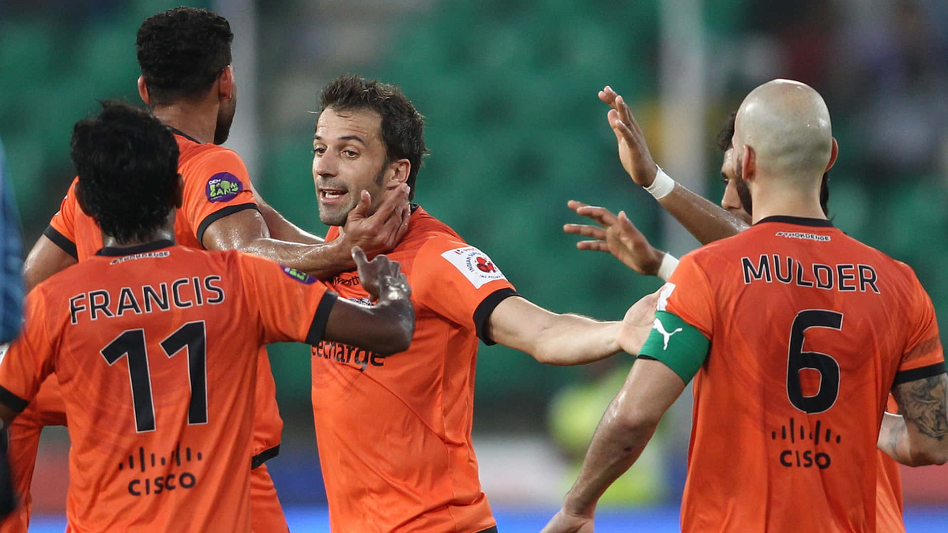 Alessandro Del Piero In Action At Delhi Dynamo Background
