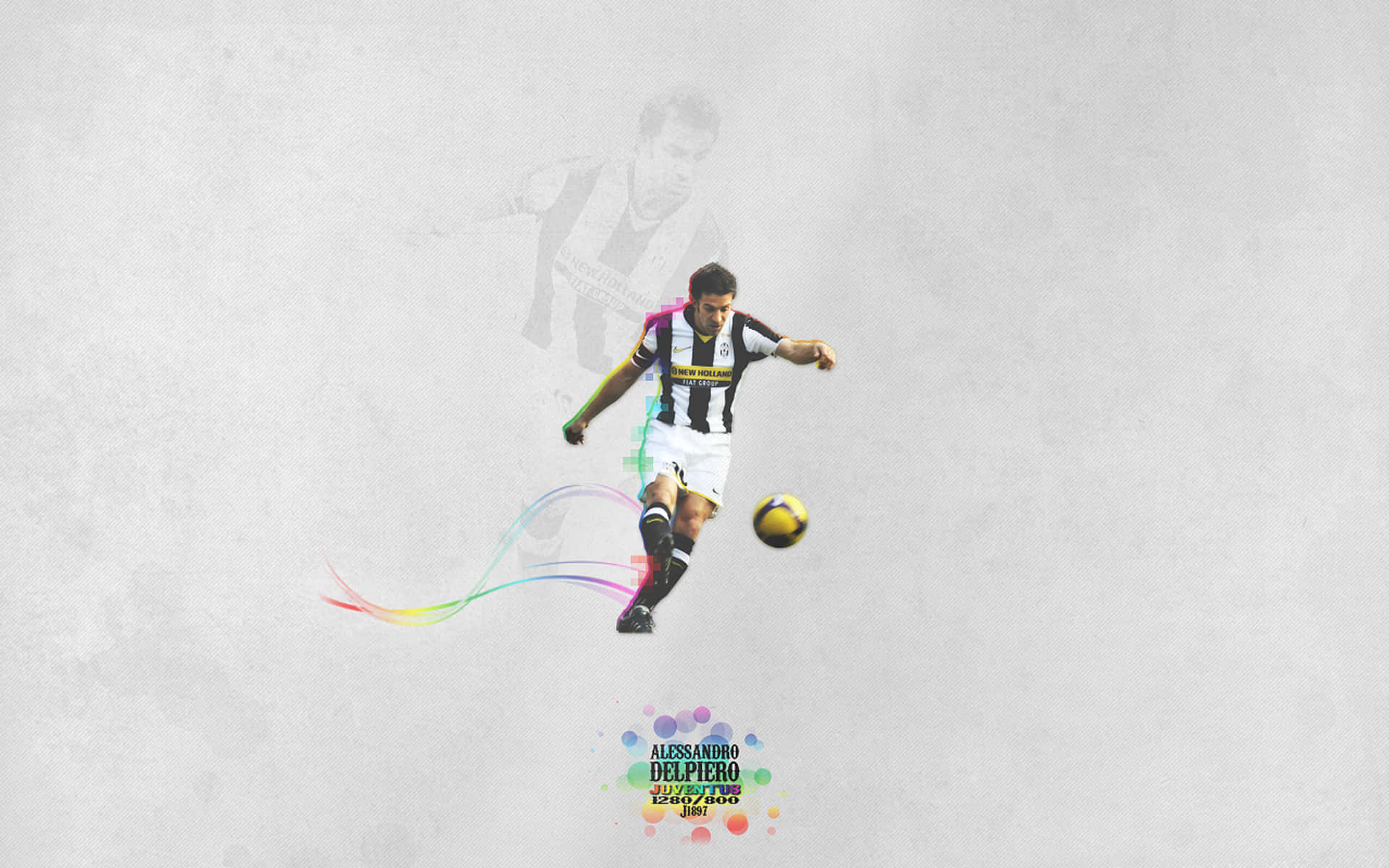 Alessandro Del Piero Magical Creative Artwork Background