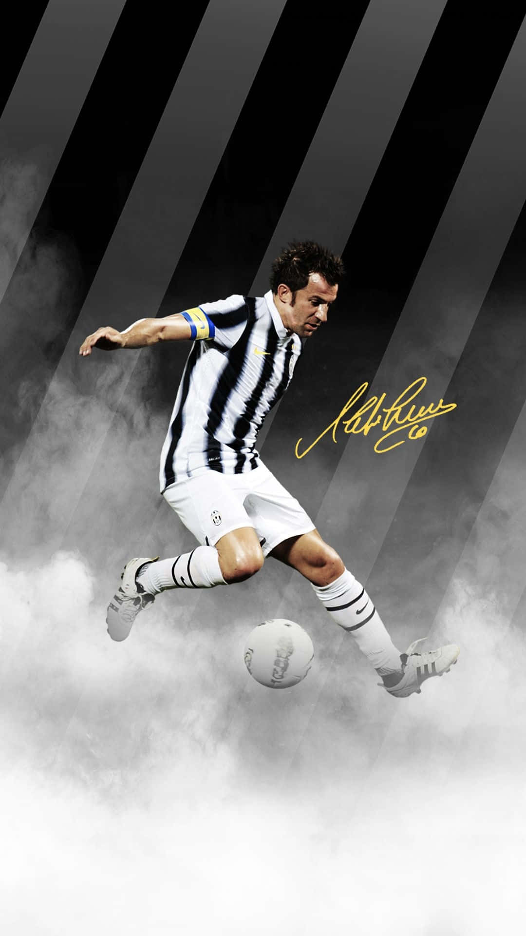 Alessandro Del Piero Signed Photograph Background