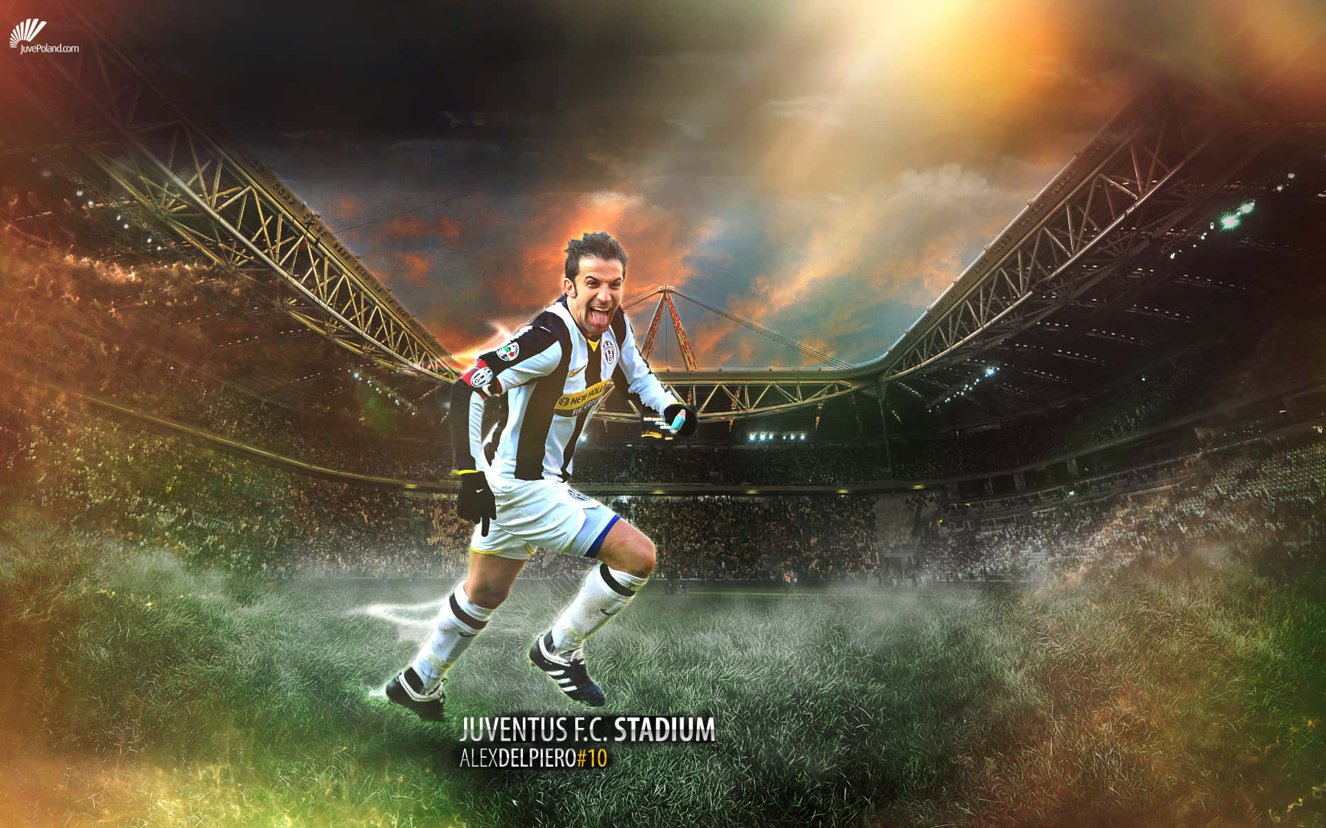 Alessandro Del Piero Vector Artwork Background