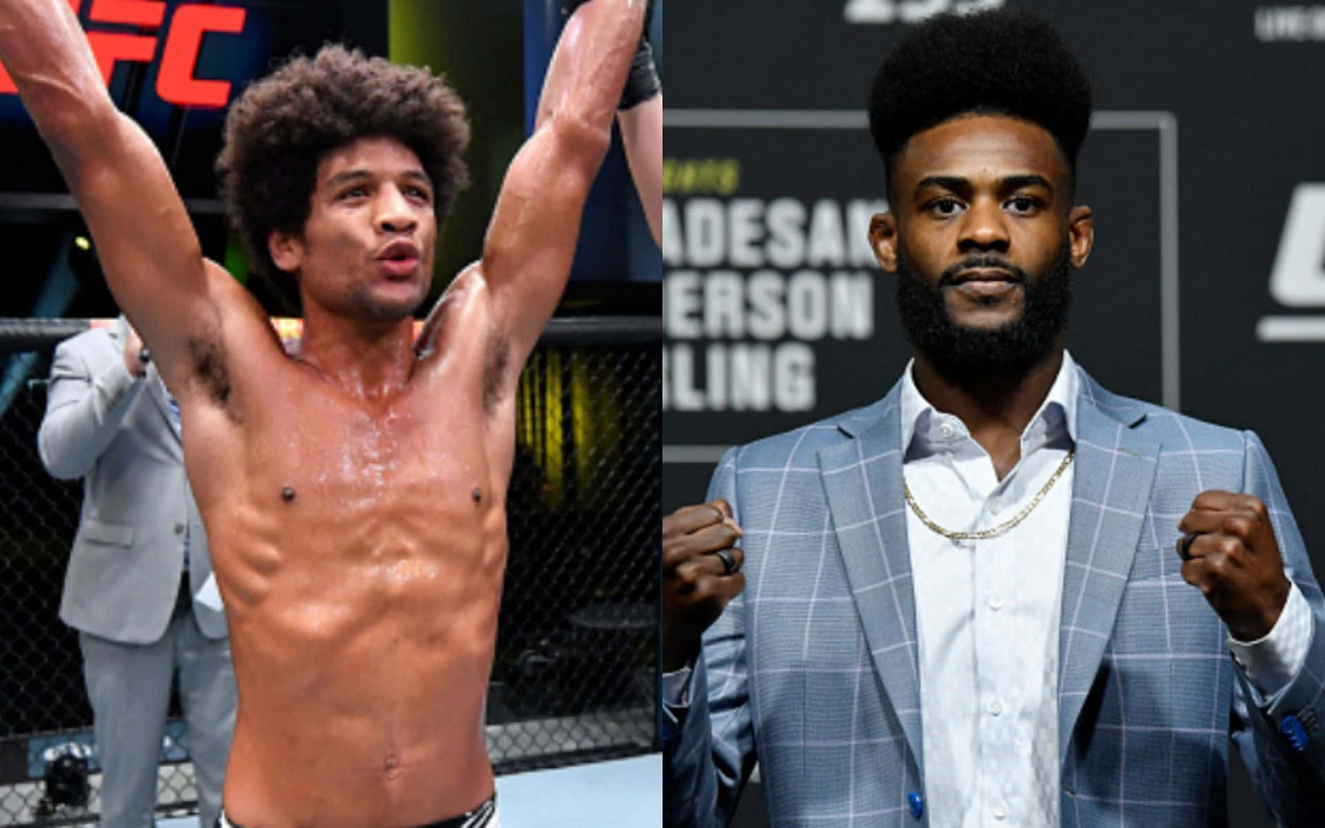 Alex Caceres And Aljamain Sterling Background