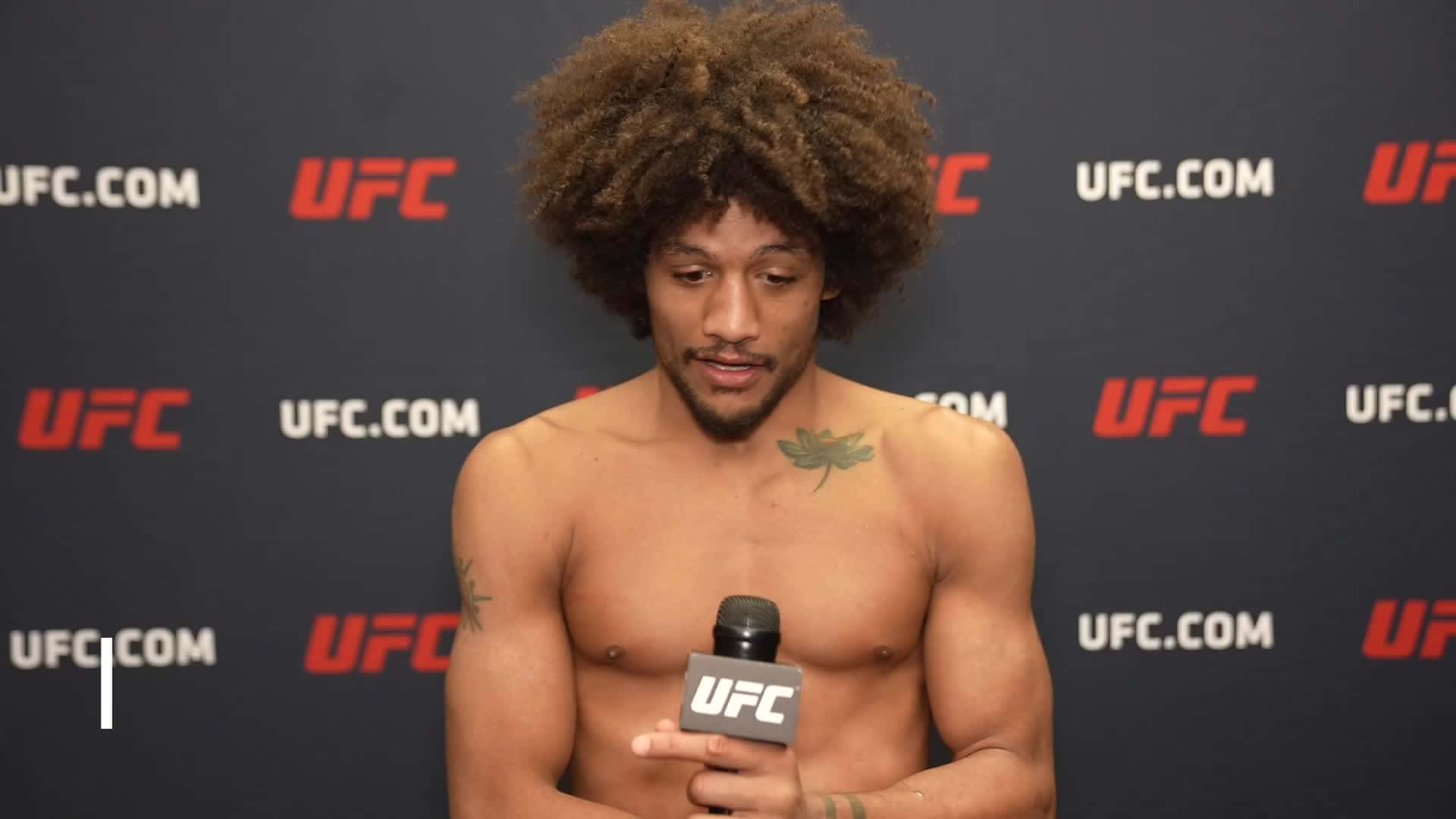 Alex Caceres In Presscon Background