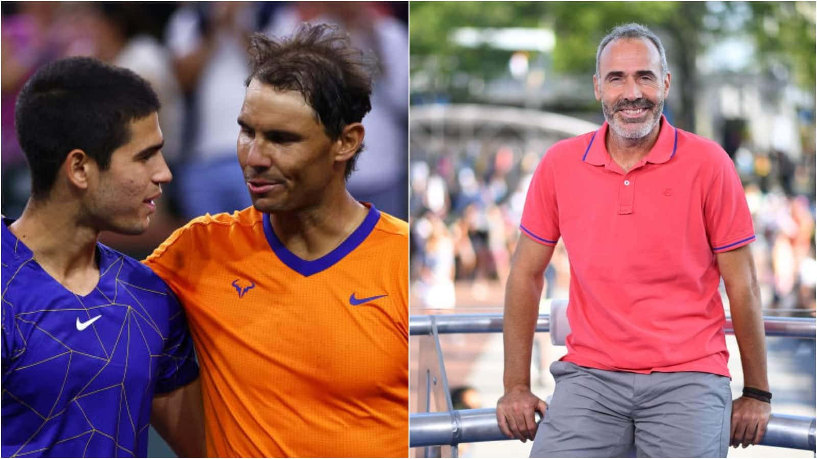 Alex Corretja, Rafael Nadal, And Carlos Alcaraz