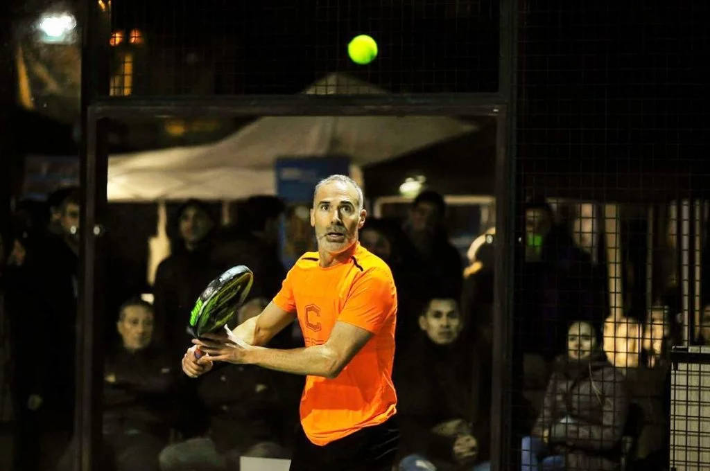 Alex Corretja Wearing Orange Shirt