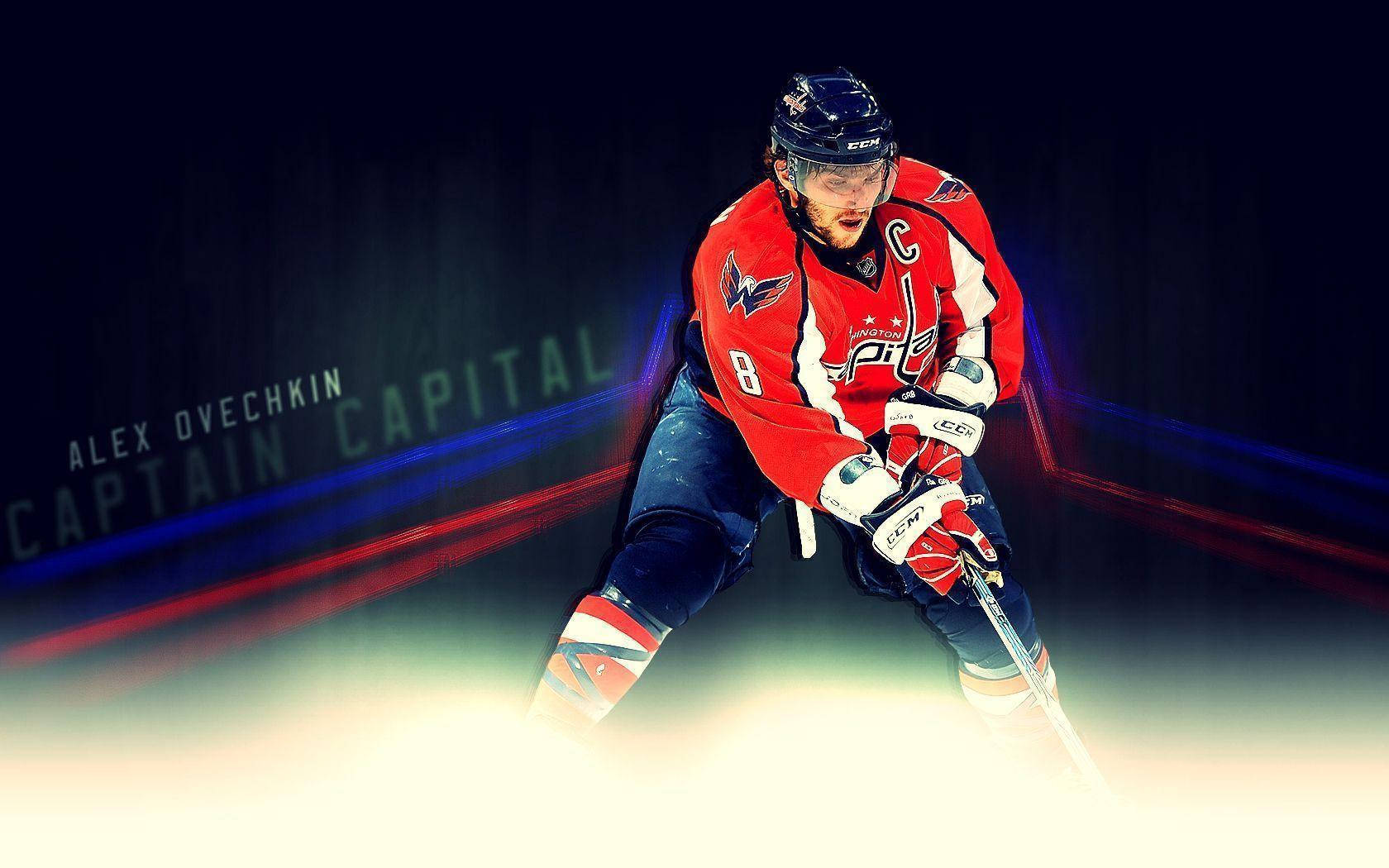 Alex Ovechkin, The Unstoppable Captain Of Capitals Background