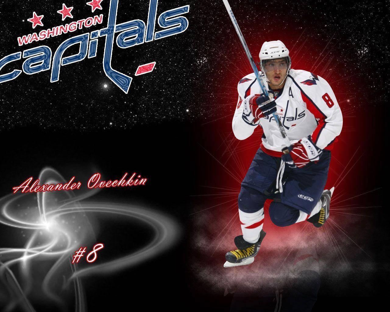 Alex Ovechkin Washington Capitals Simple Fan Art