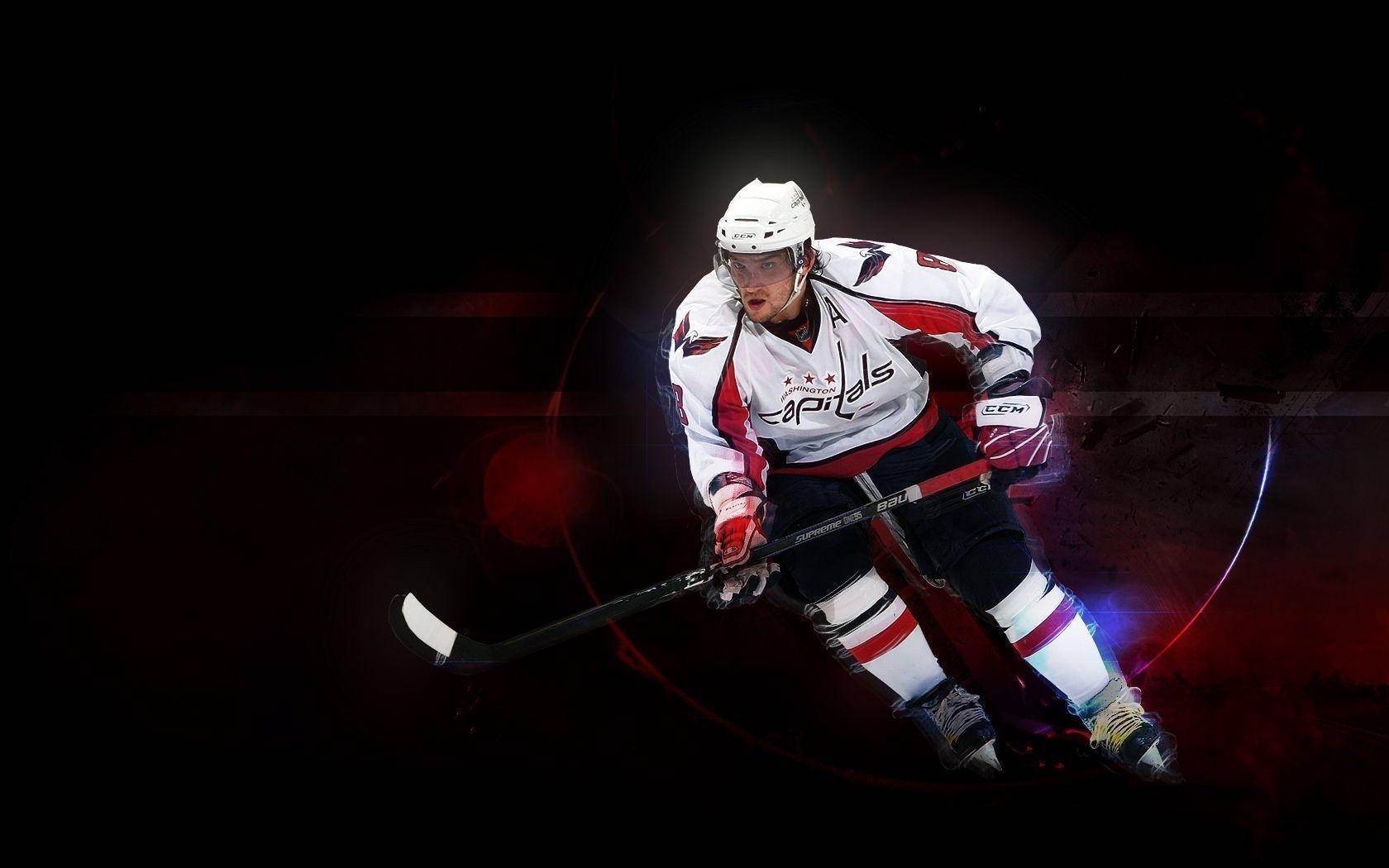 Alex Ovechkin Washington Capitals White