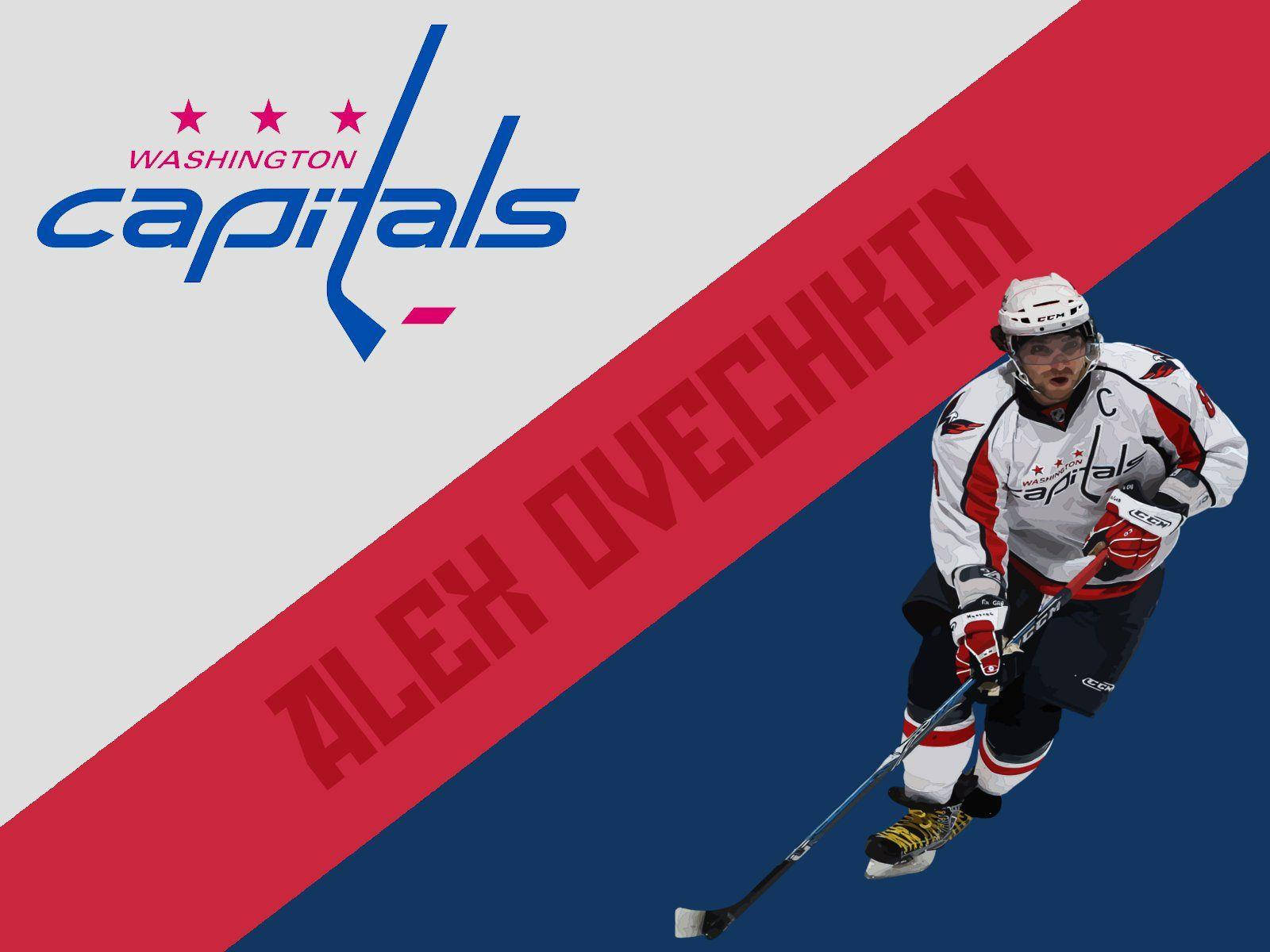 Alex Ovechkin White Red Blue Fan Art