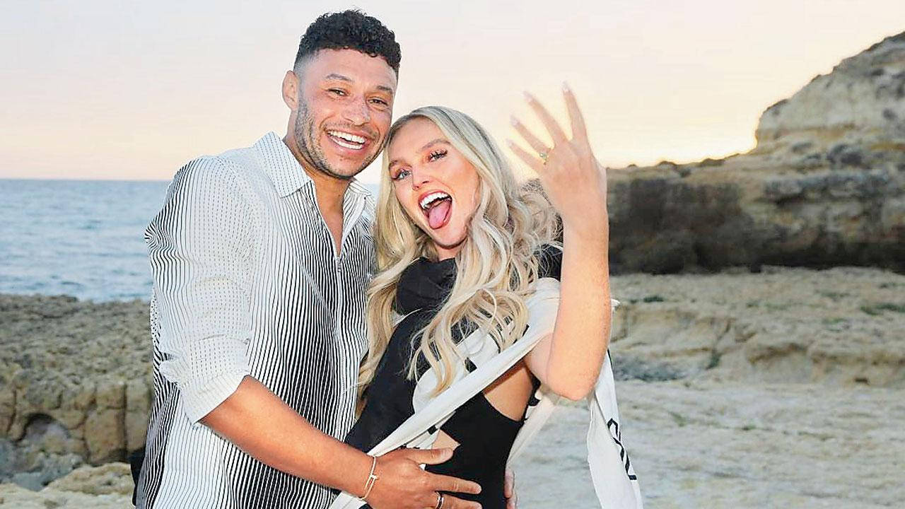 Alex Oxlade-chamberlain Engagement Photo Background