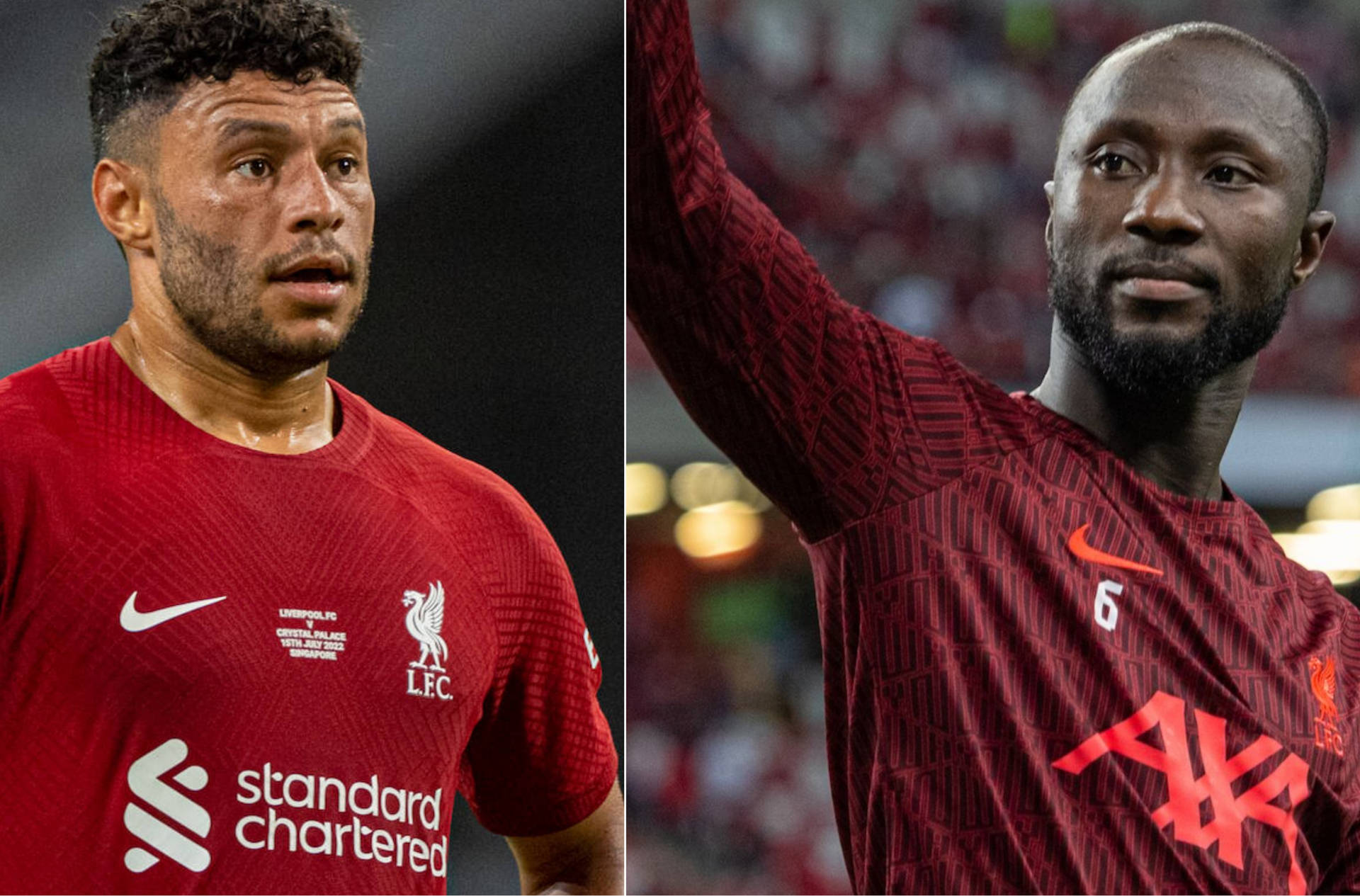 Alex Oxlade-chamberlain Naby Keita Side By Side Background