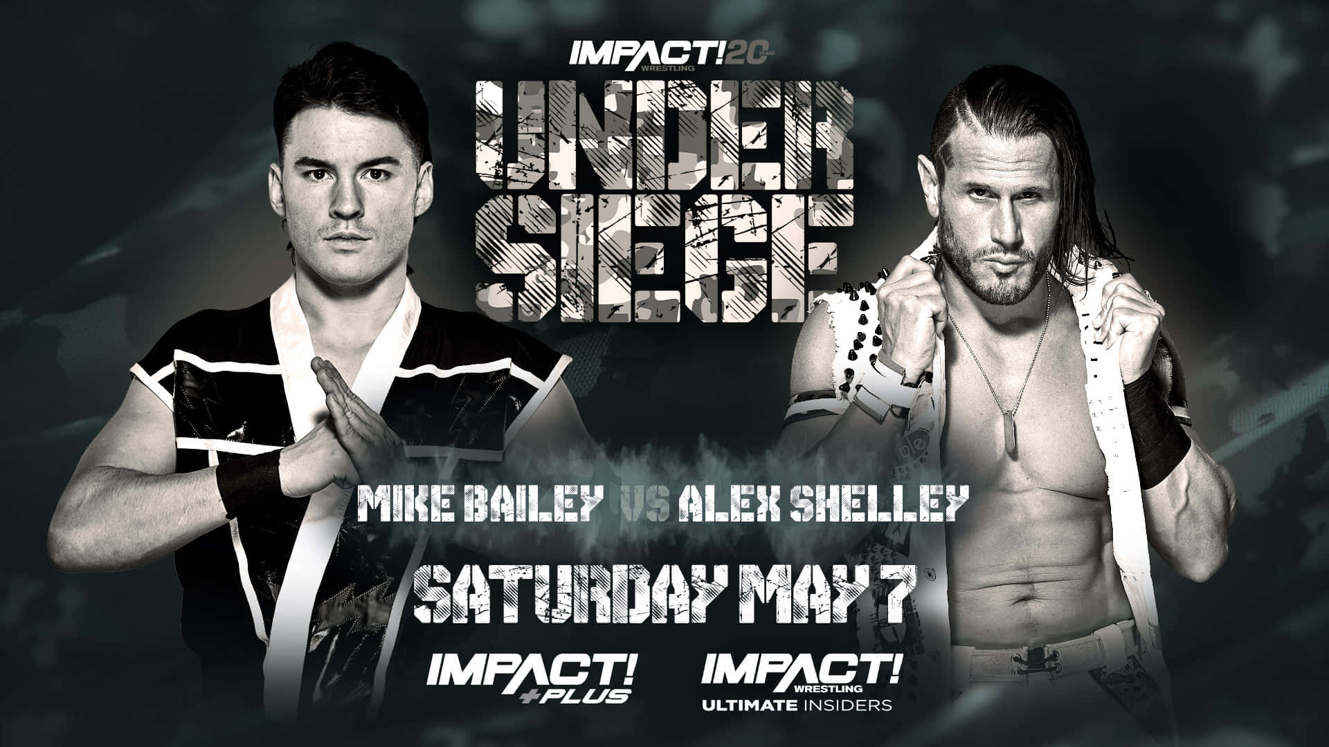 Alex Shelley Playing Against Mike Bailey On Under Siege Background