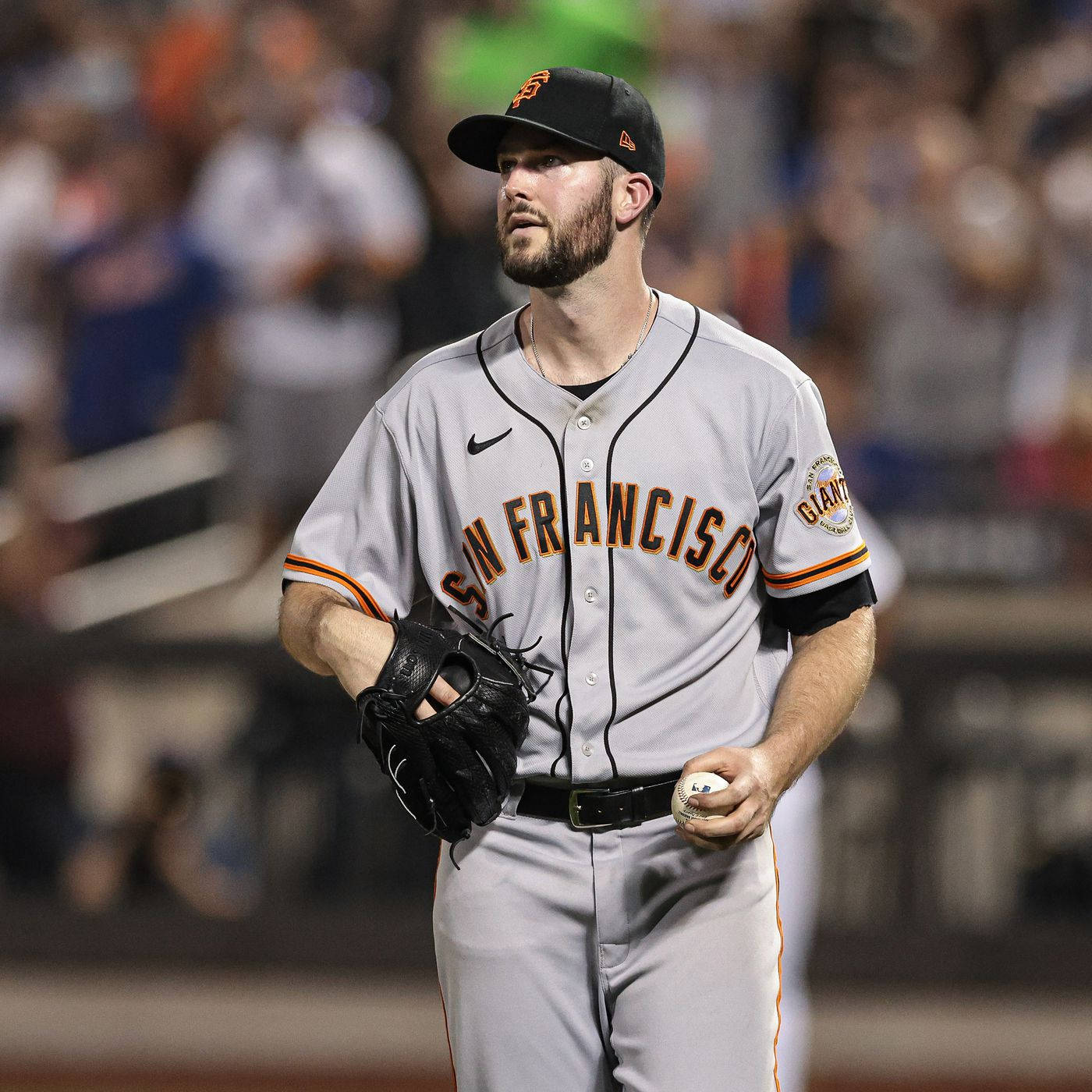 Alex Wood Holding A Baseball